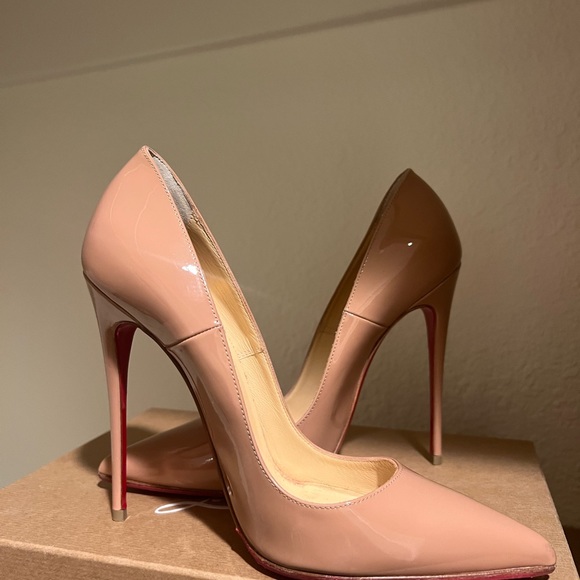 Christian Louboutin Nude So Kate Heels Size 38 - Picture 2 of 11